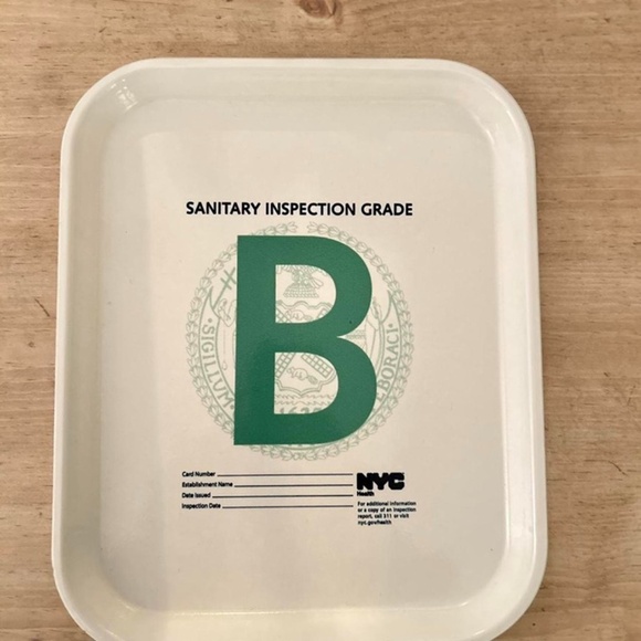 Fishs Eddy sanitary inspection grade B Camtray Cambro Serving tray - Picture 1 of 5